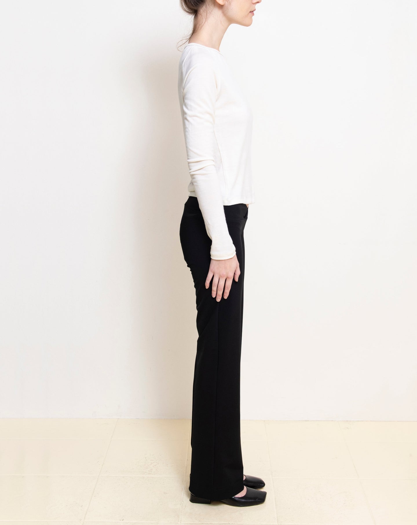 all is a gentle spring - Black Stretch Trouser